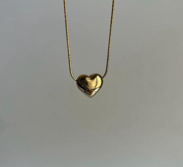 Heart Gold Chain Necklace
