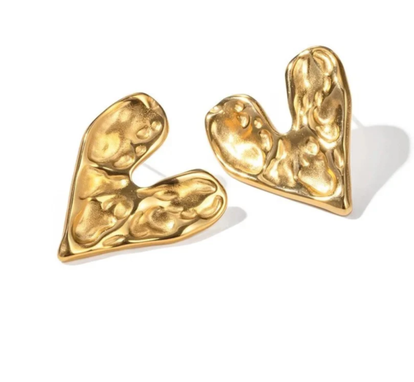 Molten Heart Earrings