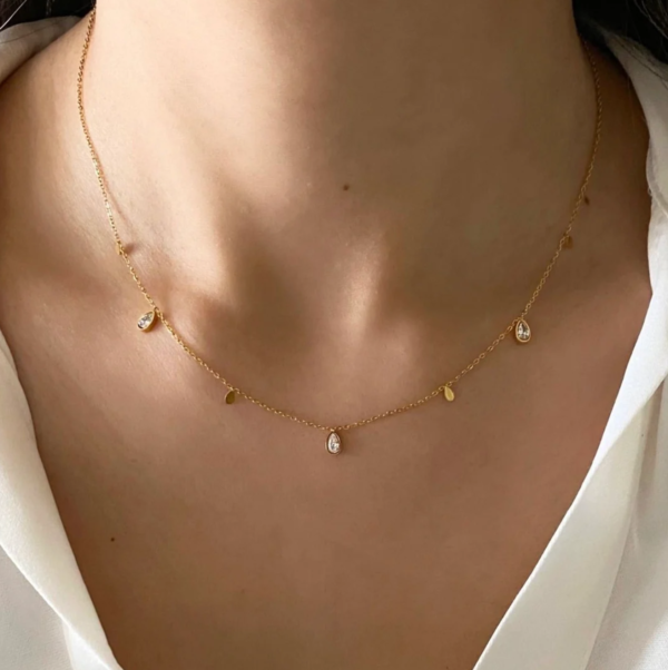 5 Diamond Necklace