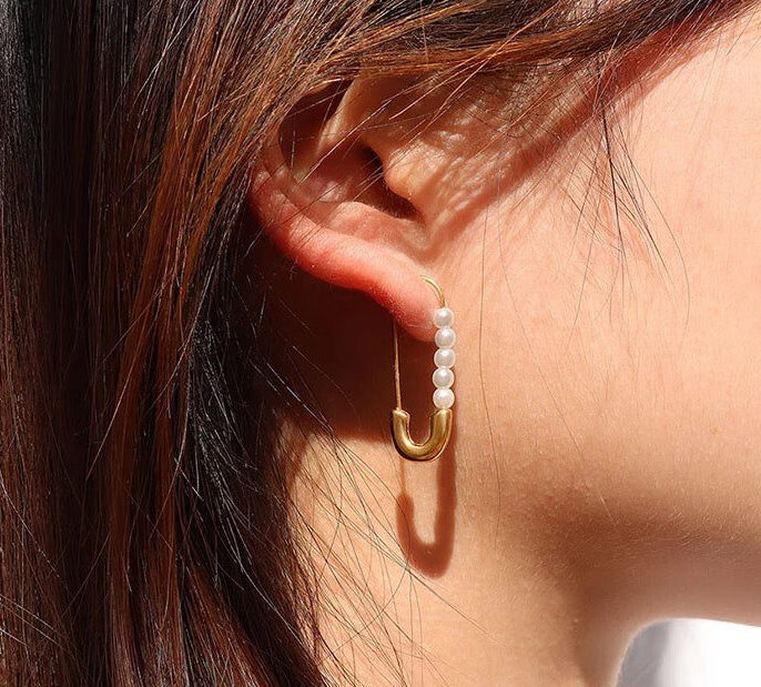 Safety Pin Earrings