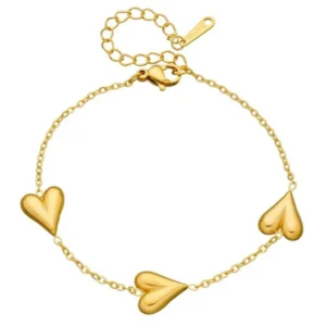 Amber Heart Bracelet