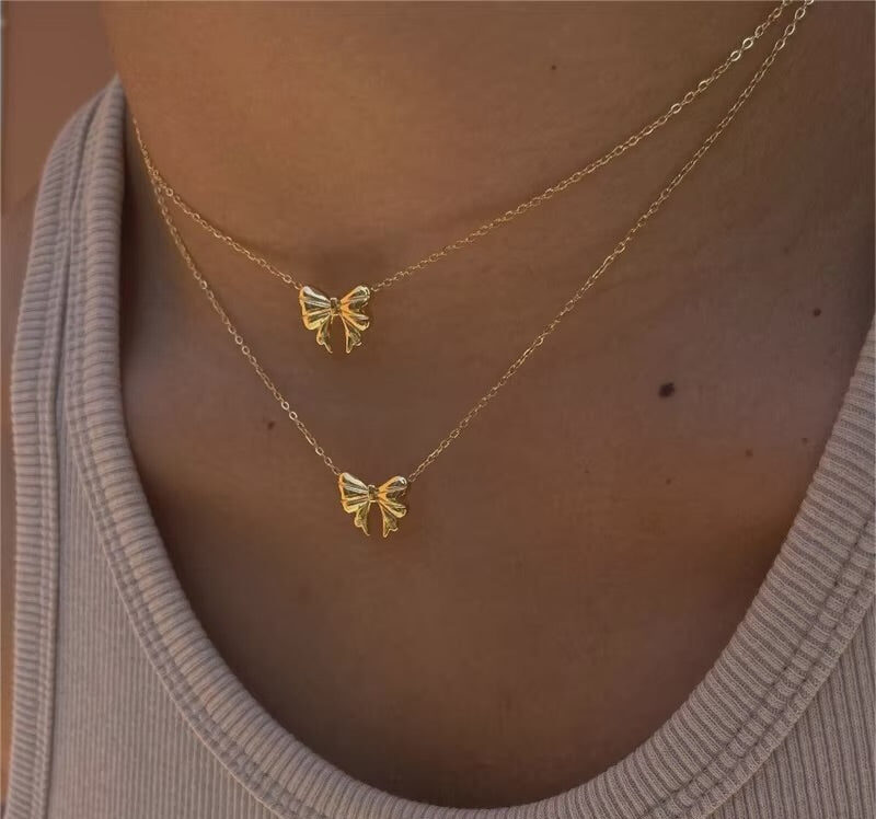 Rae Bow Necklace