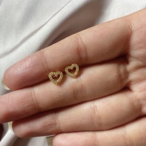 Heart Studs (Pair)
