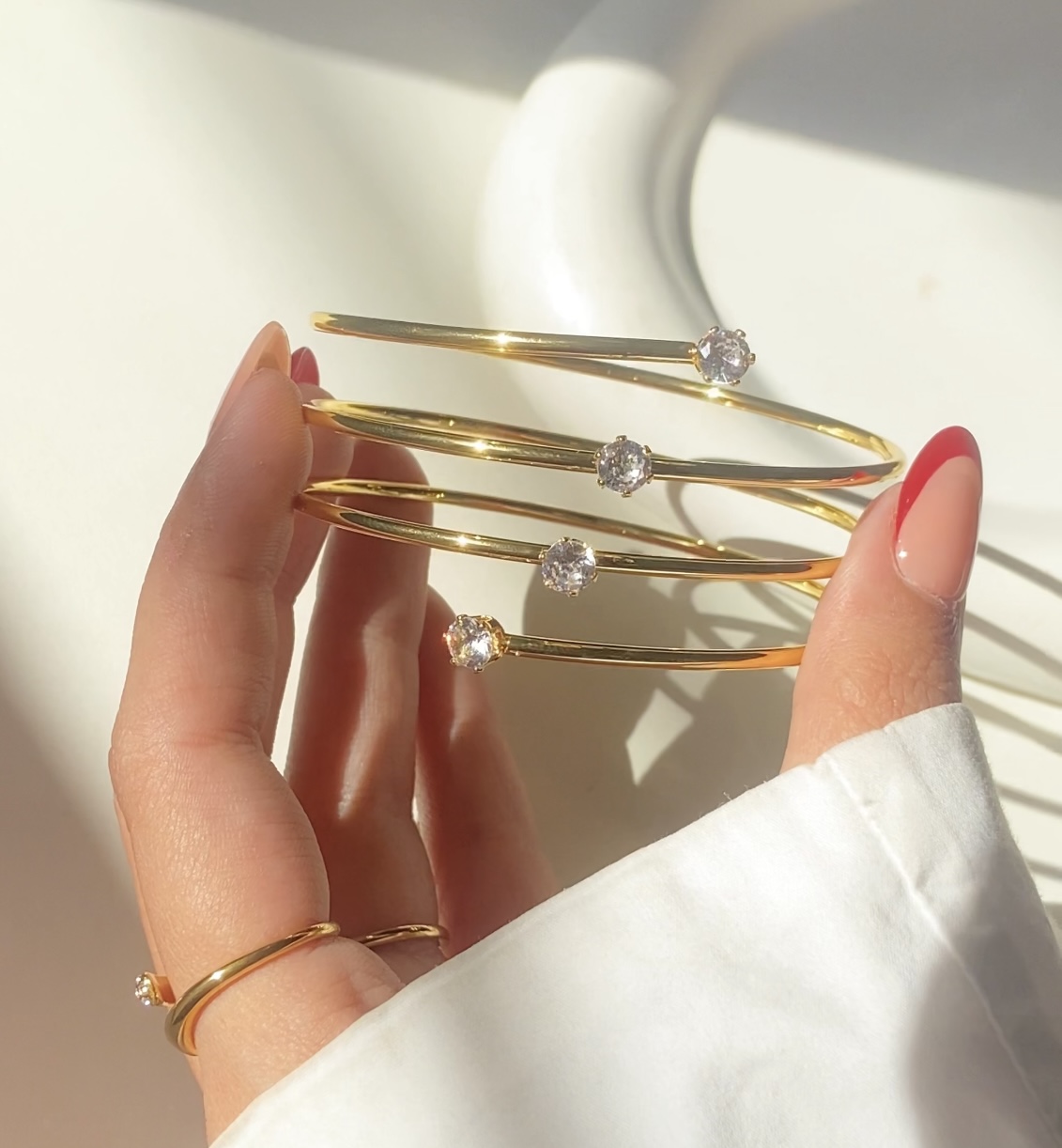 Spiral Studded Bracelet