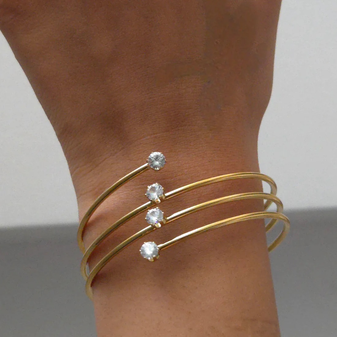 Spiral Studded Bracelet (small size 2.4)