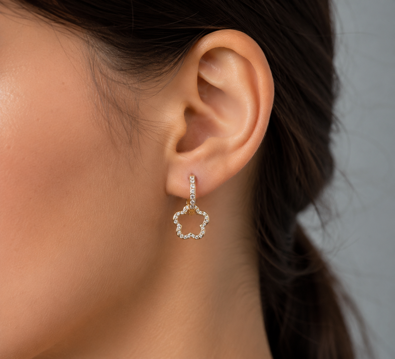 Diamanté Hoops