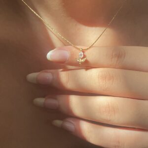 Dainty Tulip Necklace