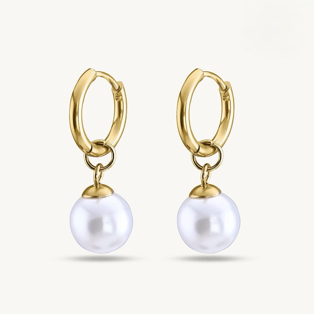 Pearl Hoops