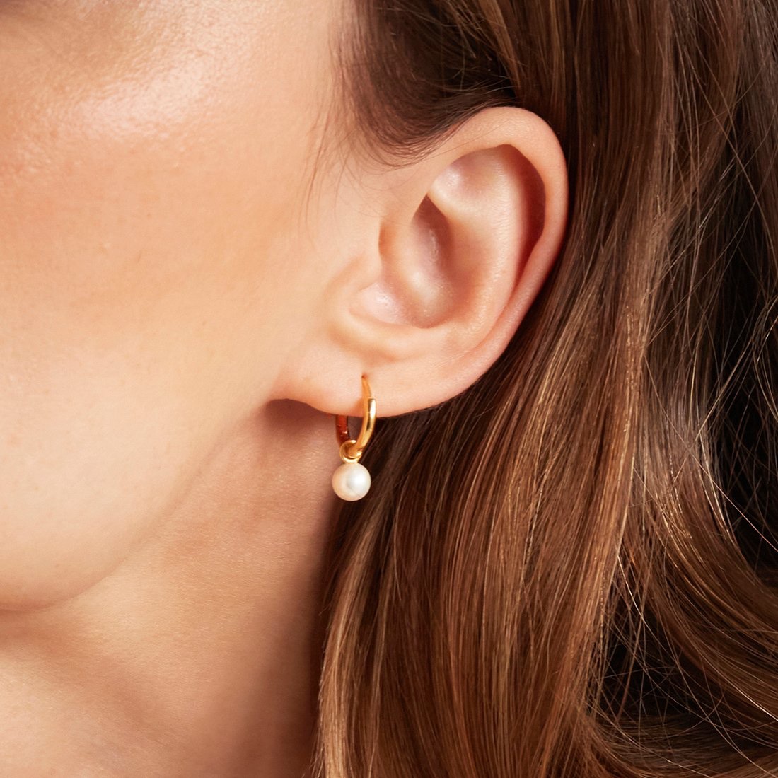 Pearl Hoops