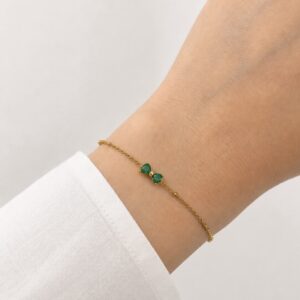 Sage Bow Bracelet