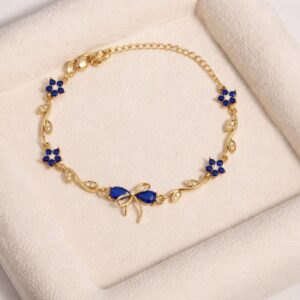 Bow Bracelet (blue)