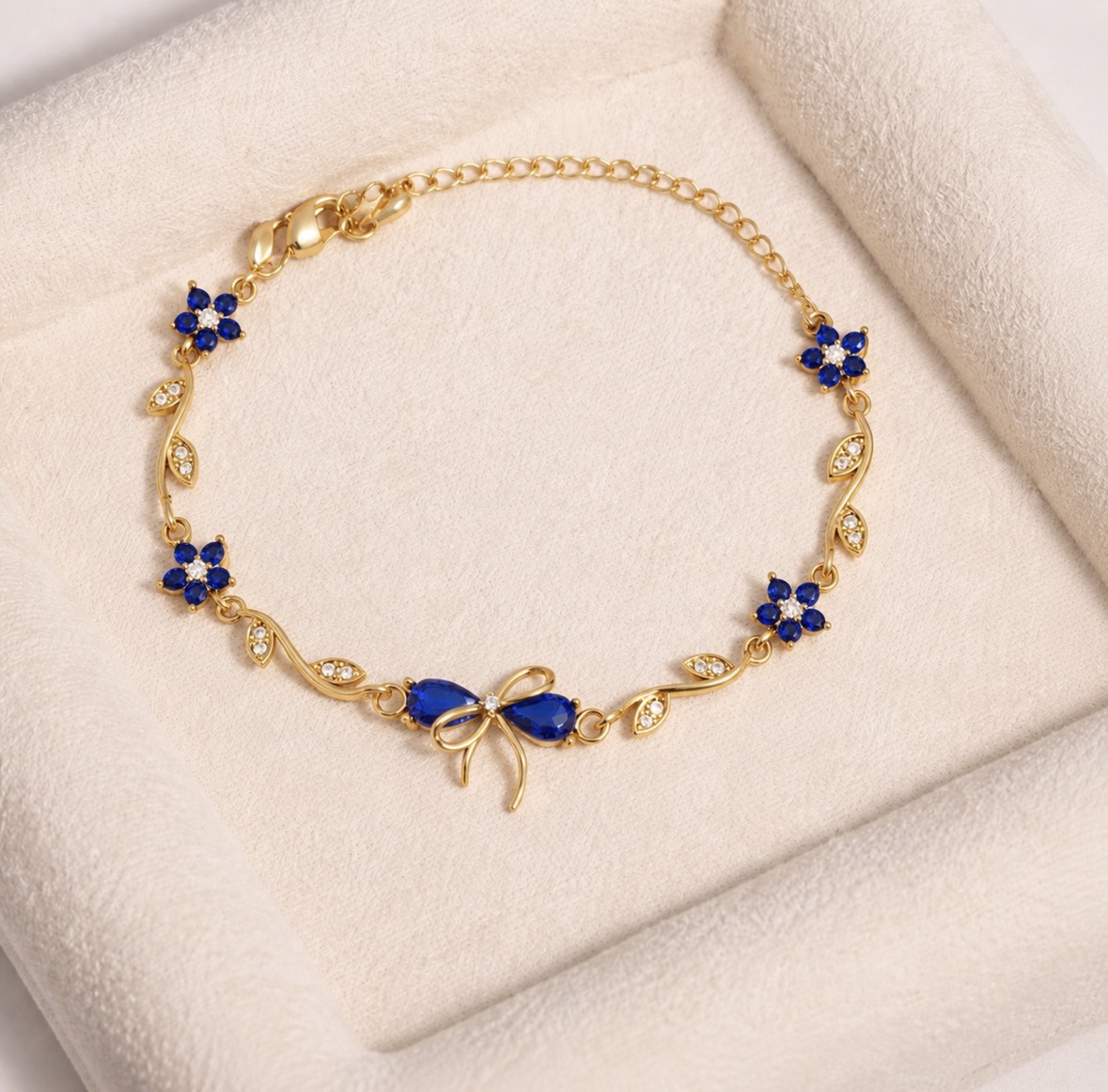 Bow Bracelet (blue)