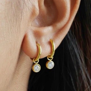 Mini Noelle Hoops