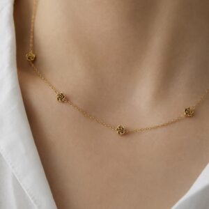 Mini Rose Necklace