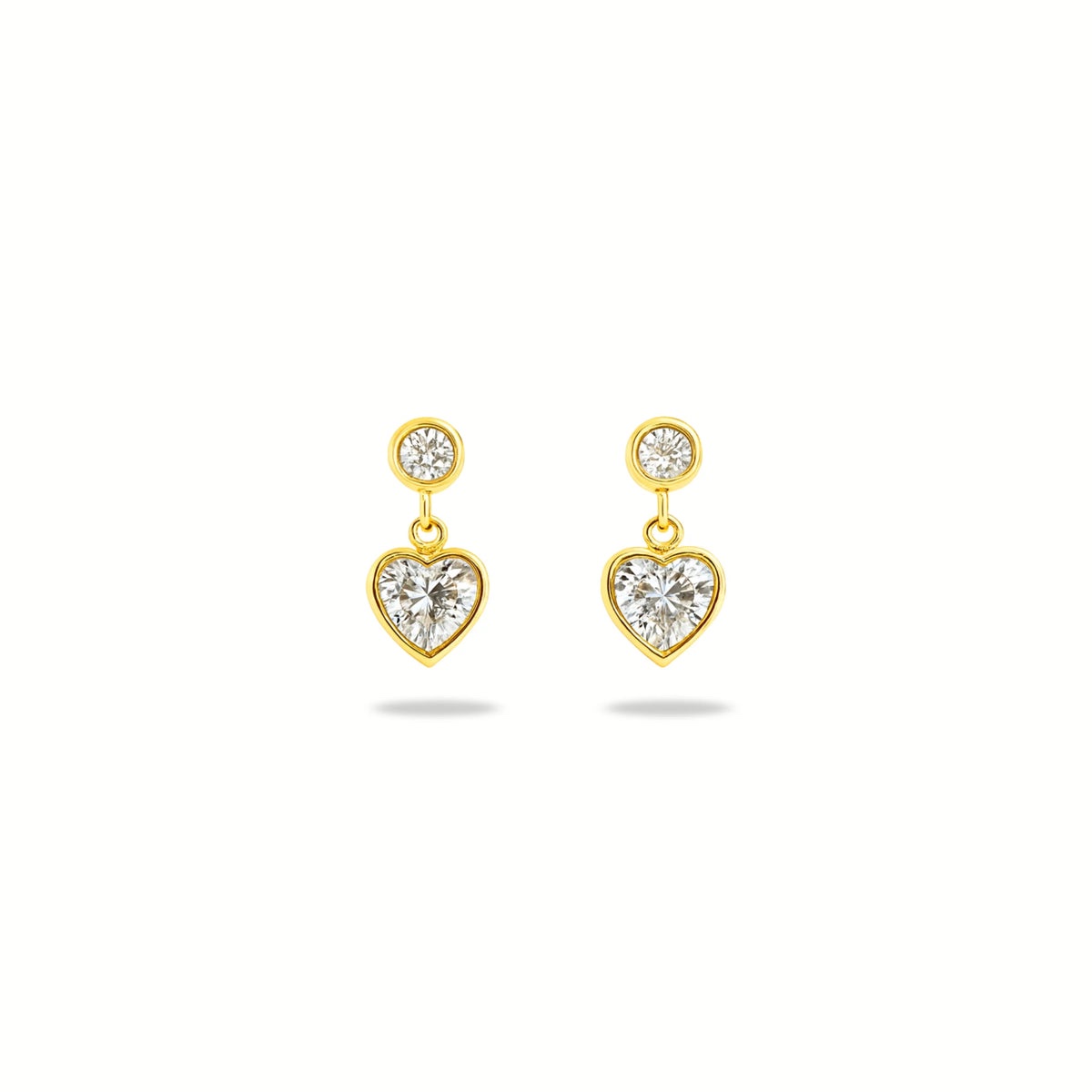 Darla Heart Drop Earrings
